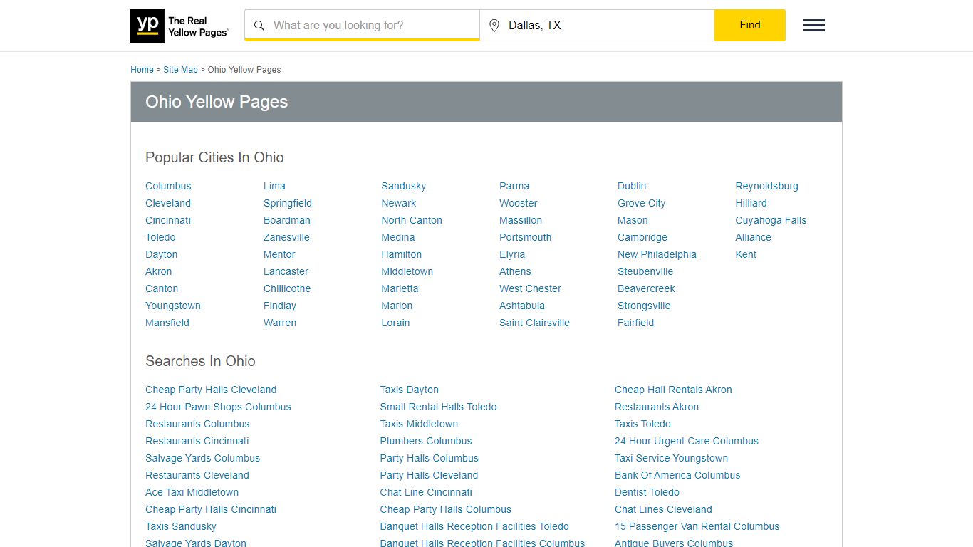 Ohio Yellow Pages - YP.com